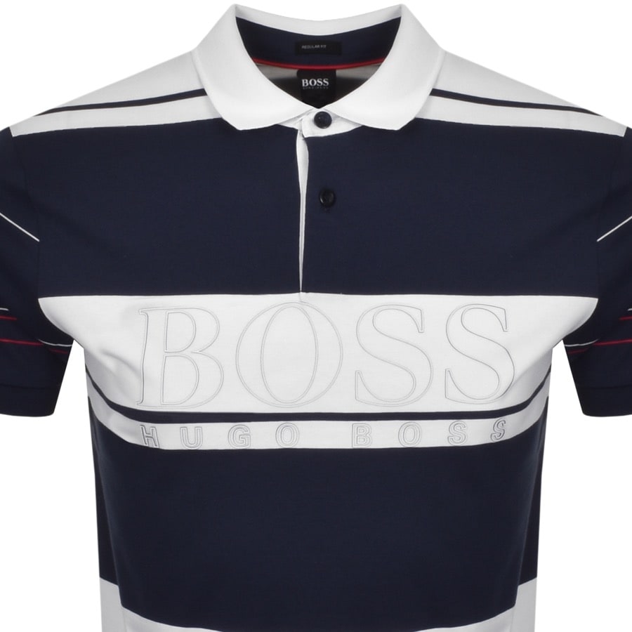 Alternative Image for ProductBOSS Pavel Polo T Shirt Navy2